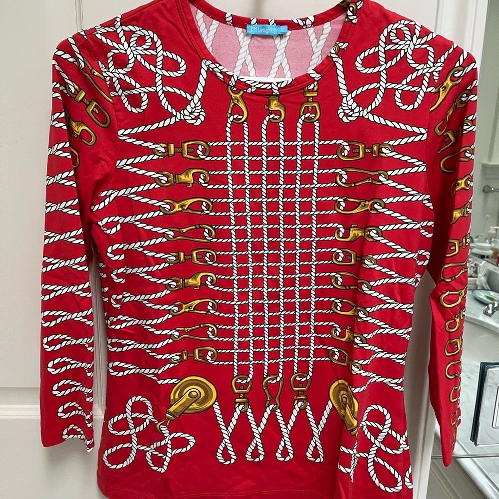 J. McLaughlin Nautical-Themed Top